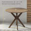 Harbaugh Round Solid Wood Base Dining Table