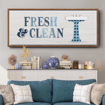 Fresh and Clean - toile encadrée