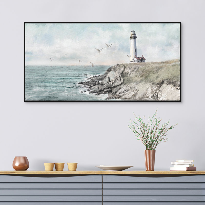 «Watchful Shore By Studio Arts», art mural encadré