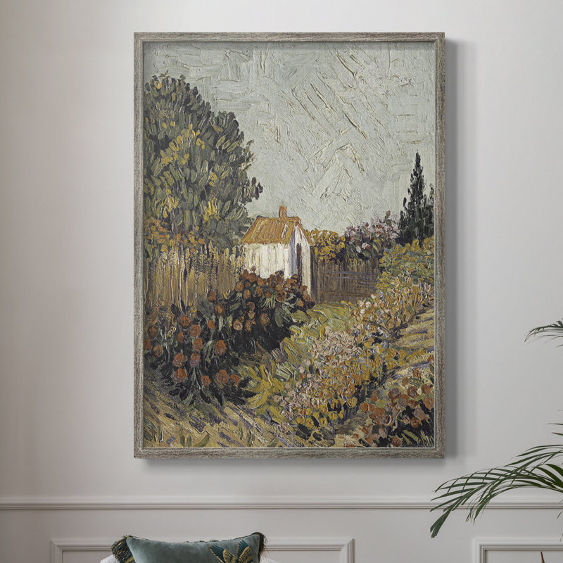 «Vintage Landscape CCLXV», reproduction encadrée - bois massif, H 21 po x l 17 po