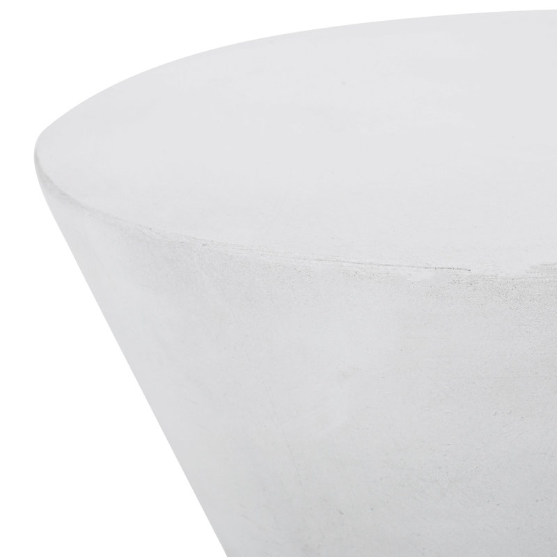 Outdoor Lightweight Concrete Side Table