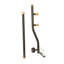 Flame King 3-Outlet Adapter 20LB to 1LB Propane Distribution Post Pole Tree Stem Stand