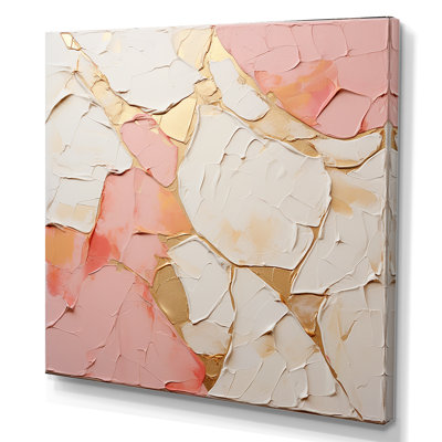 " Pink White Minimalism Poteries "