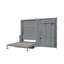 Lit escamotable mural avec placard Taille-108986031