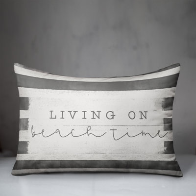 Beach Time Rectangular Pillow Cover & Insert