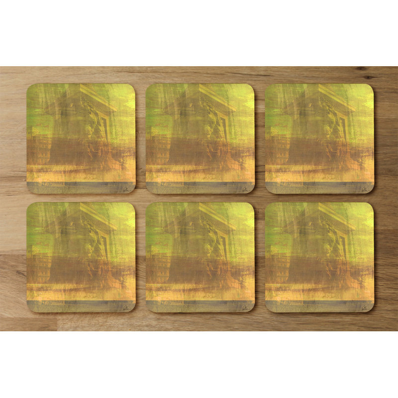 Square 6 Piece Coaster Set