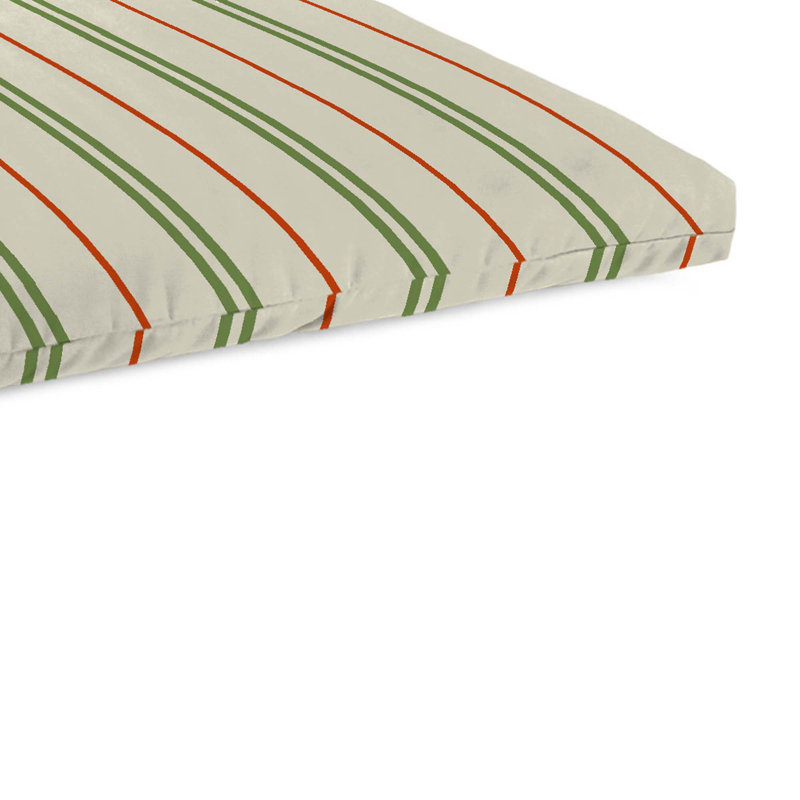 48" x 18" Outdoor Bench Cushion with Ties, Gallan Cedar