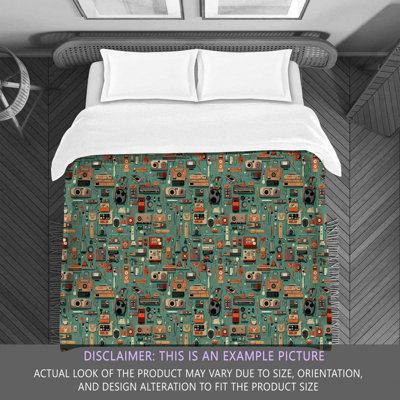 Hipster Styles Green Comforter