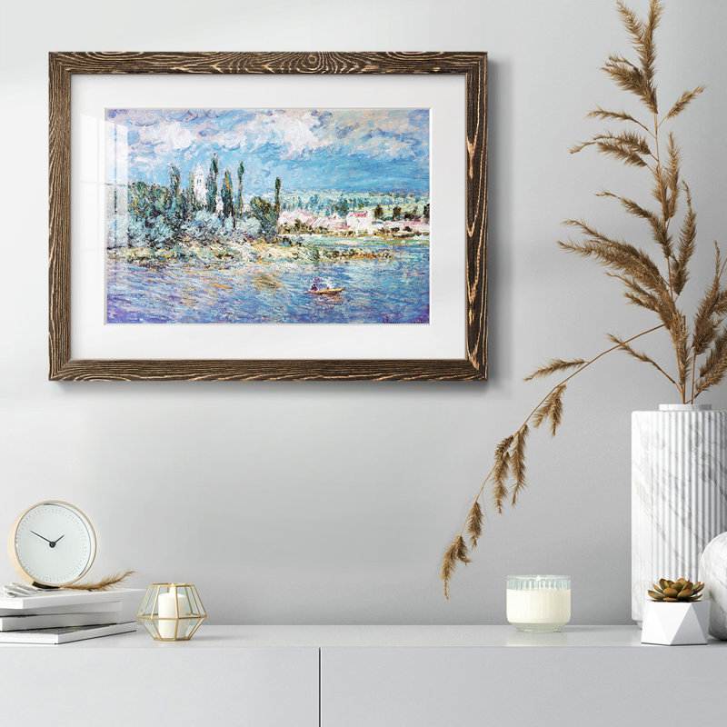Paysage avec orage, Noyer, H 18 po x l 26 po x P 1,5 po