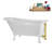 58" Streamlin Clawfoot Tub,Tray,Drain, Clawfeet-101628931-102219863