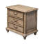 Table de chevet 2 tiroirs Herolind