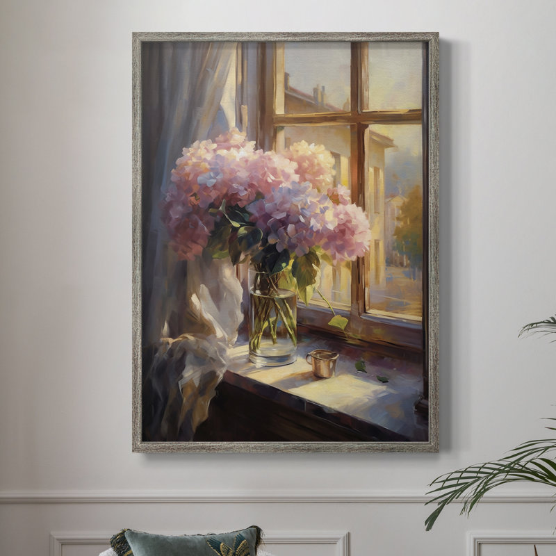 Reproduction encadrée FLORAL Series DCCLxxxv - bois massif, H 11 po x l 9 po