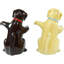 Ensemble de salière et poivrière 2 pièces Labrador Couple