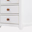 Table de chevet 3 tiroirs blanche Zefirino-934609943