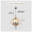 Luminaire suspendu style campagnard à 6 lumières style campagnard style lustre rustique en bois de style campagnard Farmhouse-1083085821