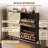 Space-Saving Rattan Shoe Cabinet With 4 Flip-Down Doors – Elegant Narrow Storage For Entryways & Hallways-304245479