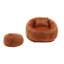 Fauteuil à billes, fauteuil d'appoint avec repose-pieds et coussin pour salon, chambre à coucher, appartement-889942128
