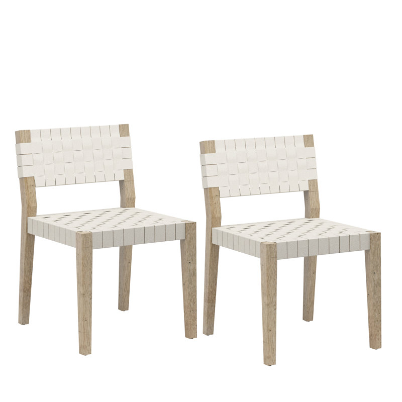 Chaise d'appoint rembourrée Fairhaven, Blanc Eureka