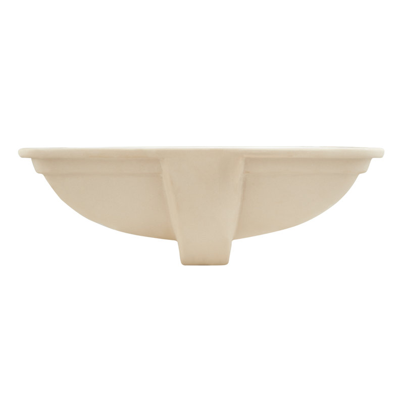 Key Largo Rectangular Porcelain Undermount Bathroom Sink