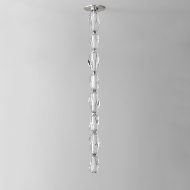 Dolce Vita 9 - Light LED Flush Mount, Polished Chrome