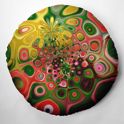 Abstract Reversible Throw Pillow