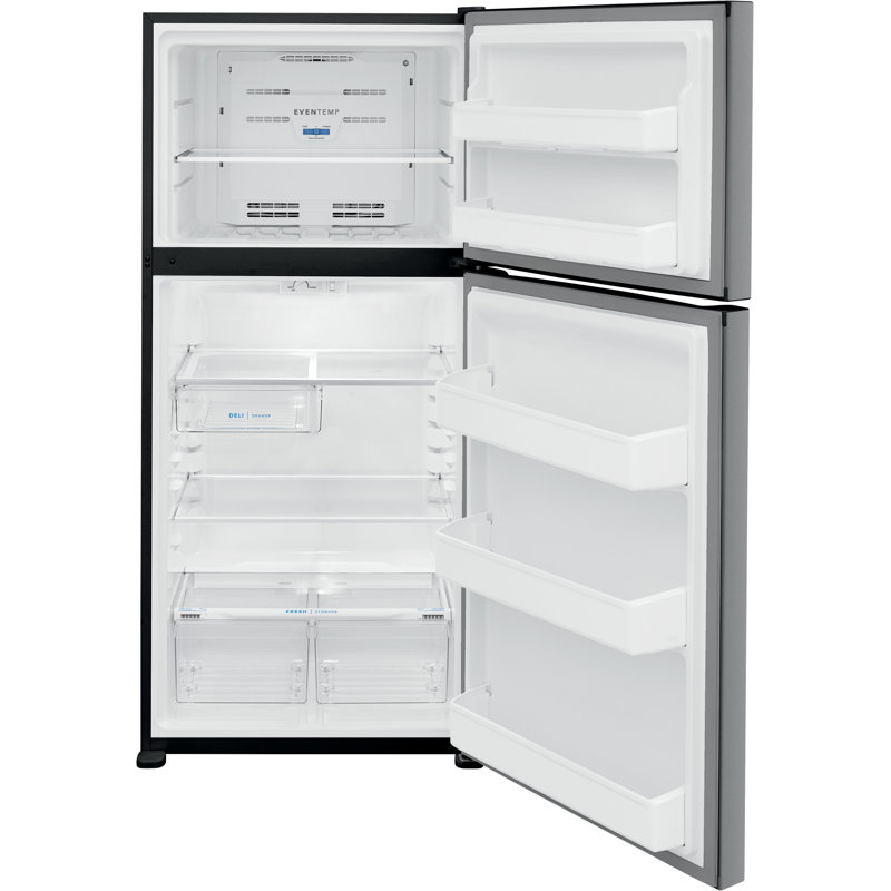 Frigidaire 18.3 Cu. Ft. Garage Ready Top Freezer Refrigerator, Stainless Steel