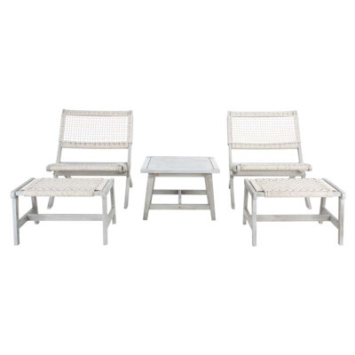 Armida 4-Person Acacia Patio Seating Group