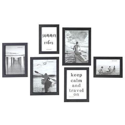 Black Picture Frame with Mat