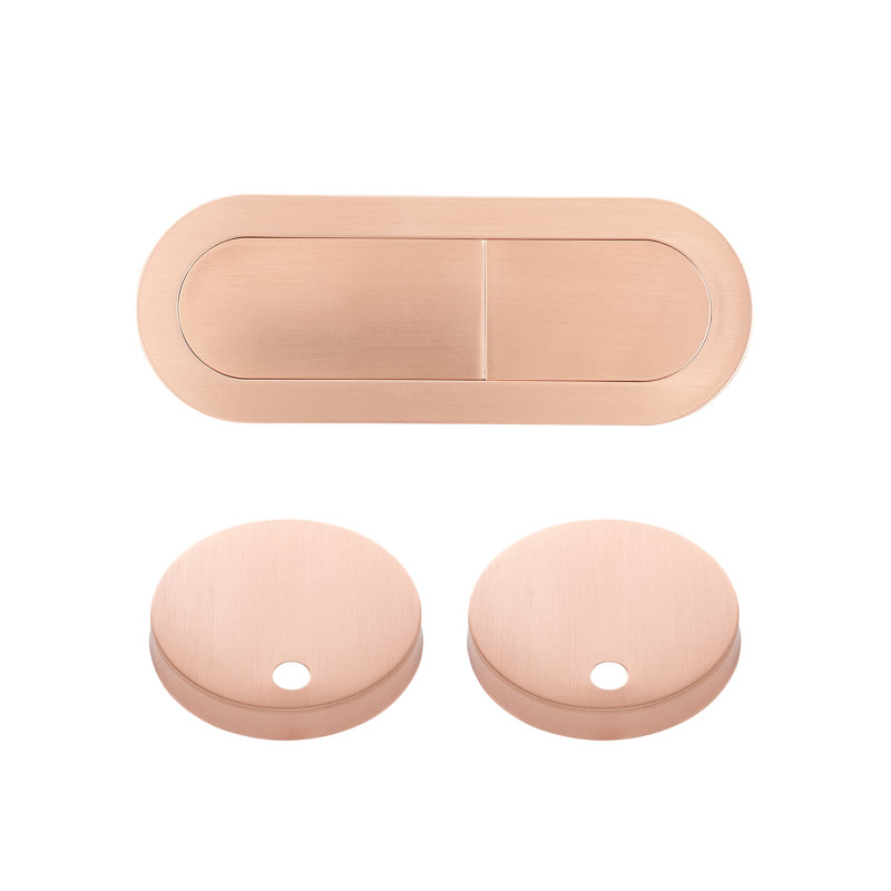 Swiss Madison Surface Mount Kit Toilet, Rose Gold