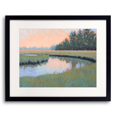 Marsh Curves Print by Diana Johnson