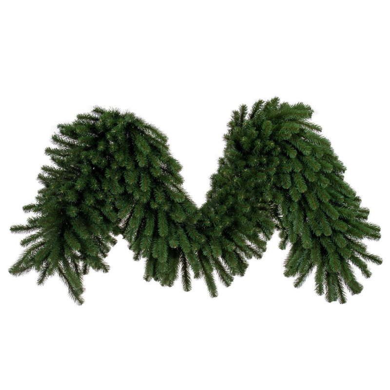 Vickerman 9' x 24" Deluxe Sequoia Pine Artificial Unlit Garland with Guage Galvanized Wire