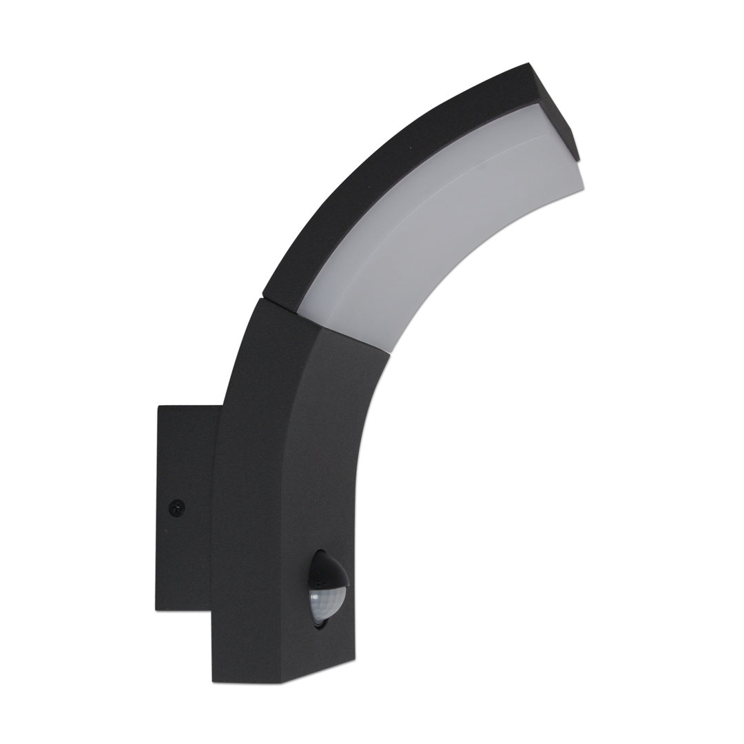 Matte Black 19cm H Integrated LED Outdoor Sconce
