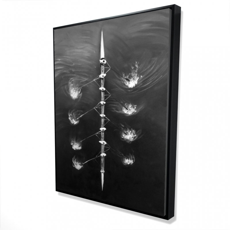 Rowing Boat Race Print On Canvas