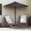 Garden Parasol Polyester and Steel Outdoor Umbrella Patio Sunshade-143755305-143755308