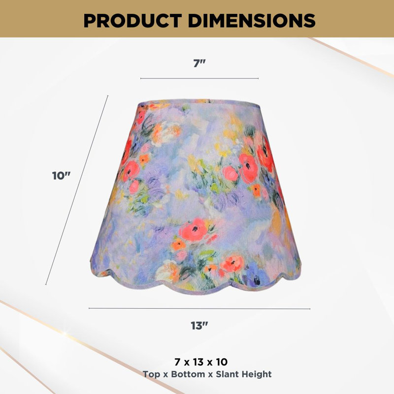 10'' H Fabric Empire Lamp Shade