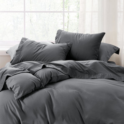 Bedsure Polyester Microfiber Sheet Set Hotel Luxury Sheets, Easy Care Cooling Bed Sheet Set 84GSM(101" x 107") GentleSoft™️