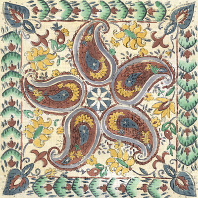 " Batik Rosette III "