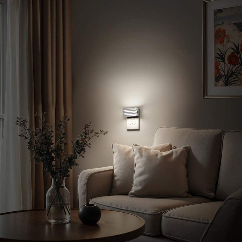 White Cool White 5000K Dimmable LED Night Light, Bar Style, White Cool White