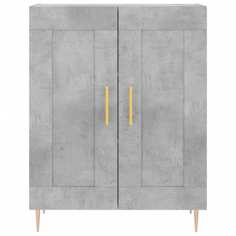 Julissa 2 - Door Standard Accent Cabinet, Concrete Grey