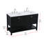 54 inch Double Bathroom Vanity in White-814282244