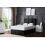  Upholstered Panel 2 Draw Divan Bed with Headboard-1784748665-1784748666
