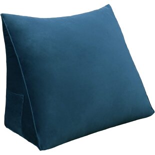 ComfortCloud Wedge Backrest Lounge Cushion with Arms Pockets