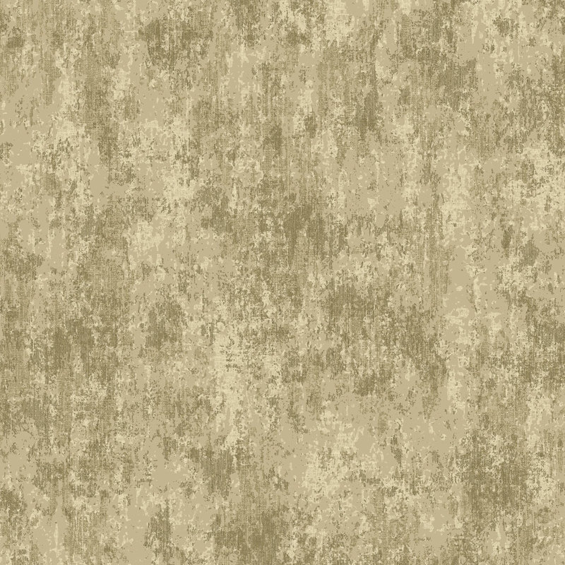 Lustre Metallic Concrete Wallpaper Roll, Brown