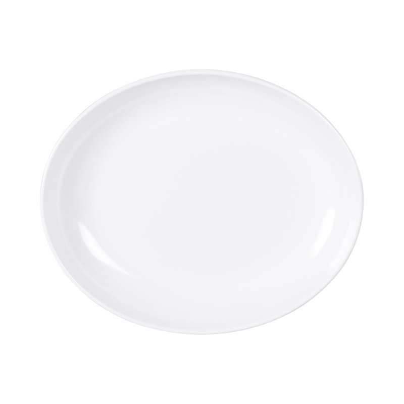 Mélamine noir / plateau blanc, Blanc