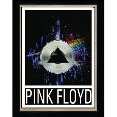 «Pink Floyd Paint Splash», reproduction encadrée