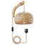 Roisin Rattan Plug-in Barn Light