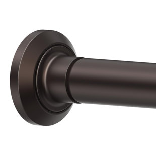Stainless Steel Shower Curtain Rod 30-76 Inch, 1 Inch Diameter Adjustable Spring Tension Rods No Drill, Rustproof, Non Slip
