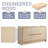 60'' Double Bathroom Vanity Base Only