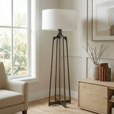 Lampe sur pied 58,75 po 1 lumière Hauer