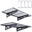 Étagère de rangement pour garage, paquet de 2, tablettes de garage robustes de 4 pi x 2 pi